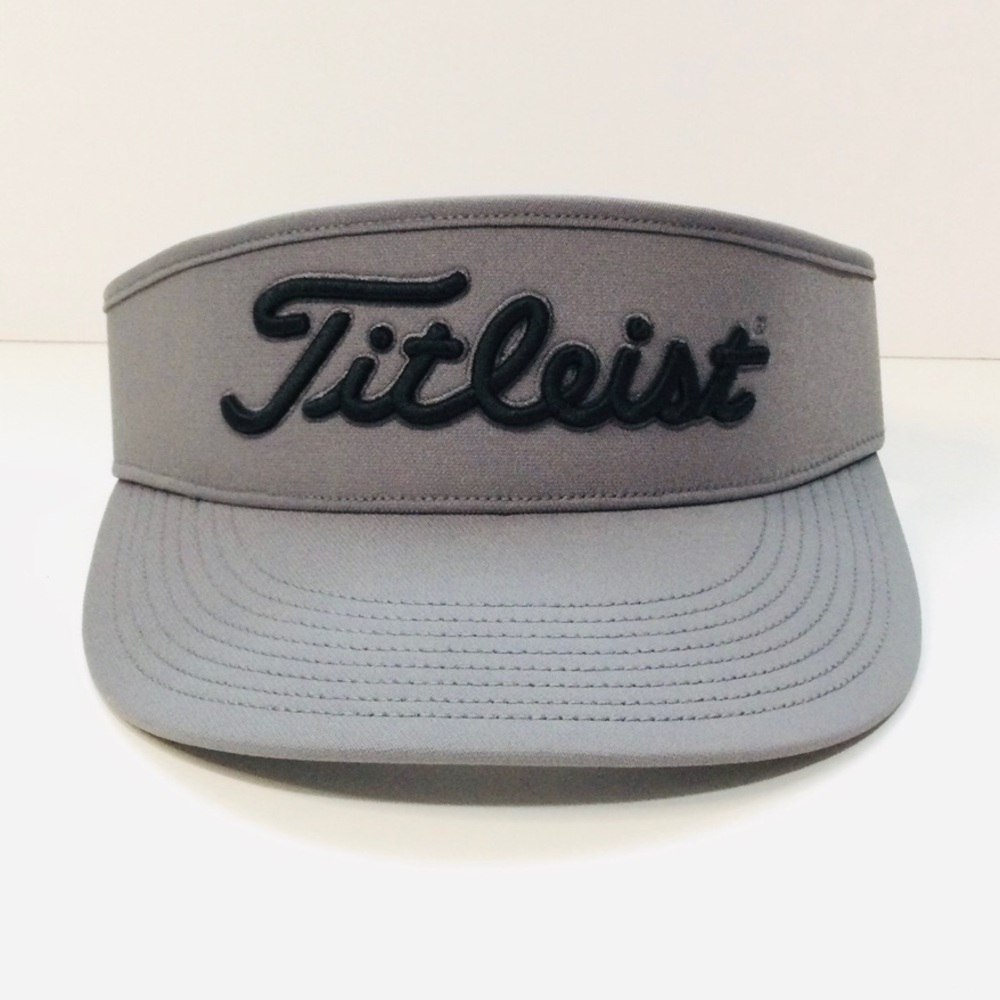Titleist Grey Visor Sundrop Pro V1 FootJoy Collab Adjustable Hat Cap UNISEX NWOT